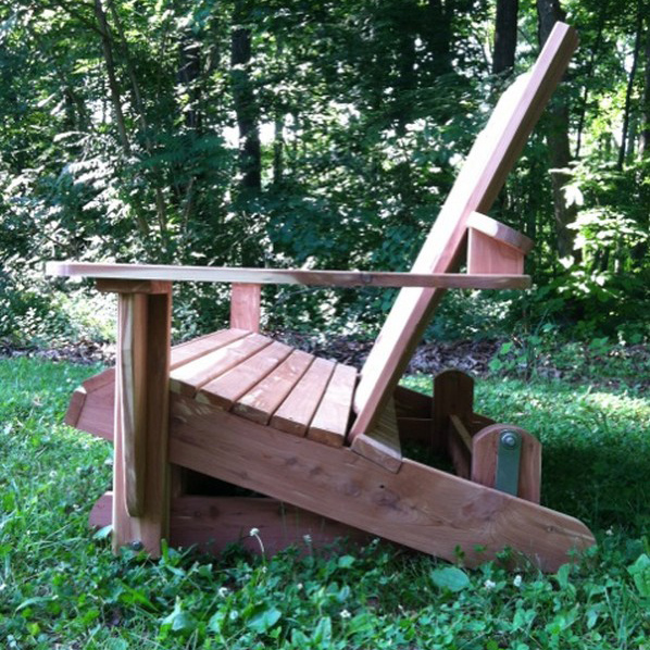 Adirondack Loveseat Side