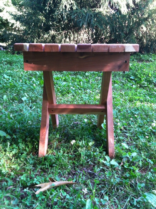 Adirondack Table Front