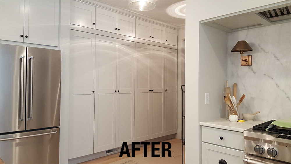 Built In Butler Cabinet After