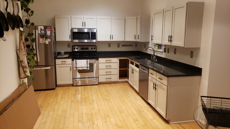 Shaker-Style Kitchen Refacing After Two