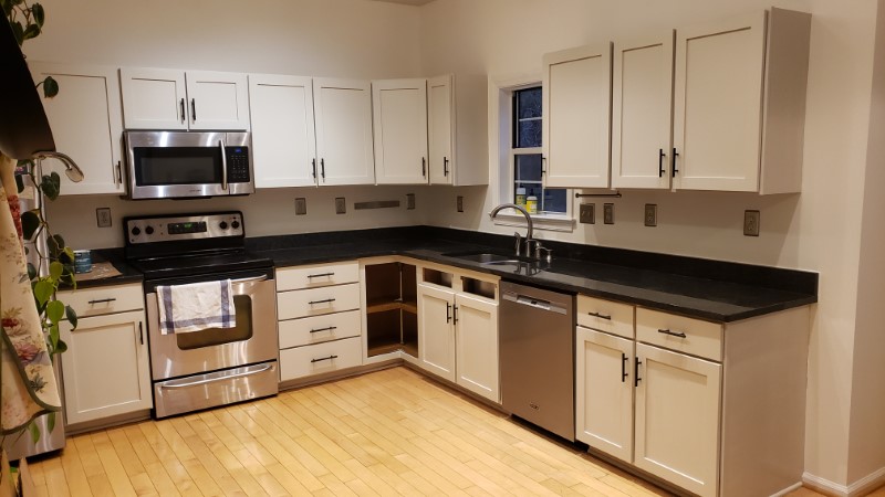 Shaker-Style Kitchen Refacing After One