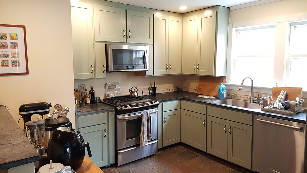 Shaker-Style Kitchen Refacing After One