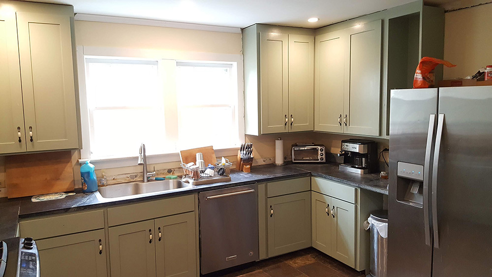 Shaker-Style Kitchen Refacing After Three