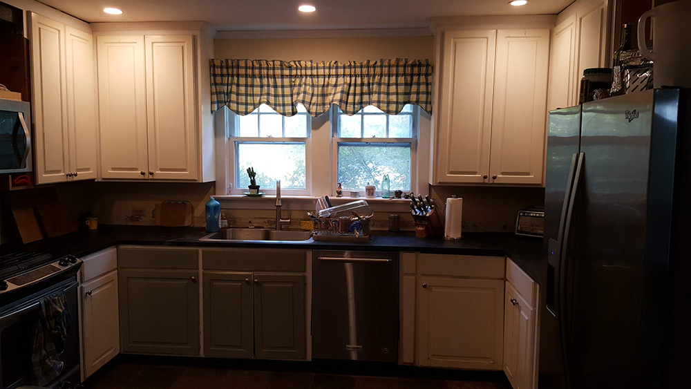 Shaker-Style Kitchen Refacing Before Two